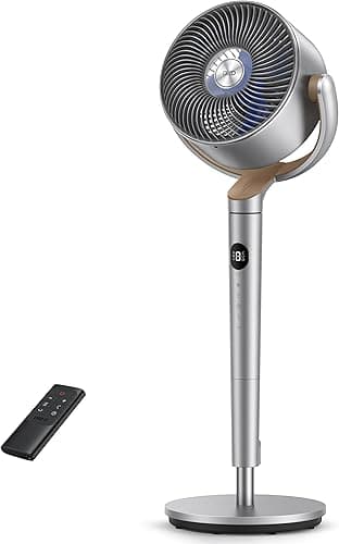 Dreo Standing Fan, 120°+120° Omni - directional Cooling F…