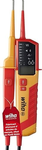 Comprobador de tensión y continuidad 0.5-1,000 V AC, CAT IV incl. 2x AAA batteries - SB 255-17 voltage and continuty tester 0.5-1.000V AC