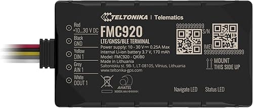 Teltonika FMC920 Cellular Bluetooth Satellite Reception Smartphone Battery Pack