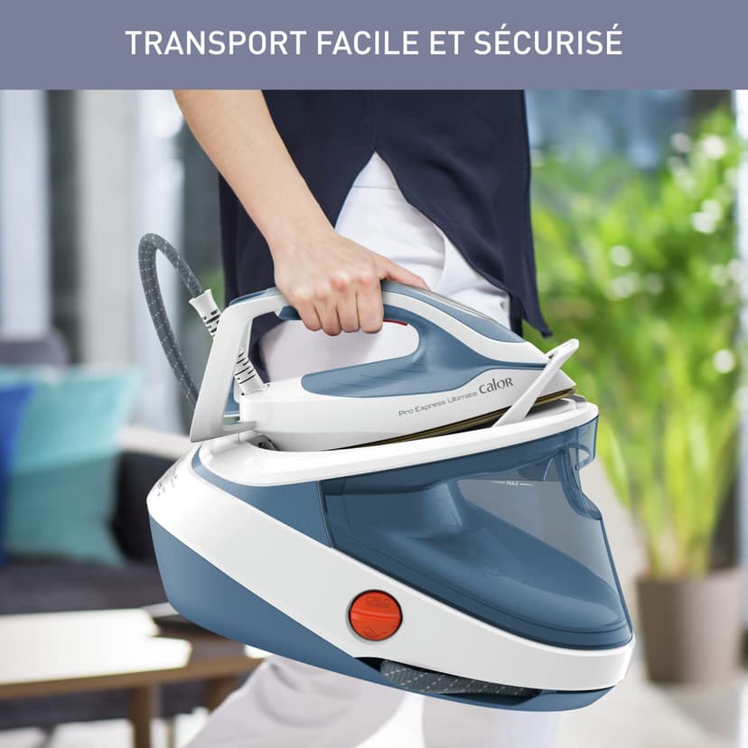 Calor Pro Express Ultimate Steam Generator, Pressure 7.6 bar, Steam 155 g/min, Pressing 580 g/min, Technology without adjustments, Vertical Steaming, Made in France GV9710C0 - 7