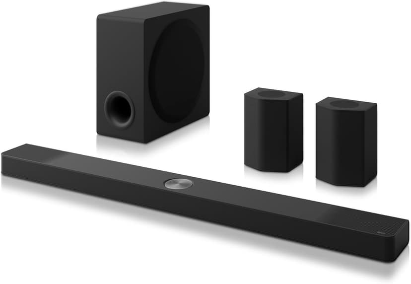 LG S95TR - Smart Soundbar, 810W, 9.1.5 Channels, Dolby Atmos and DTS Surround Soundbar, Wide Connectivity, Bluetooth, USB, Optical Input, Black - 1