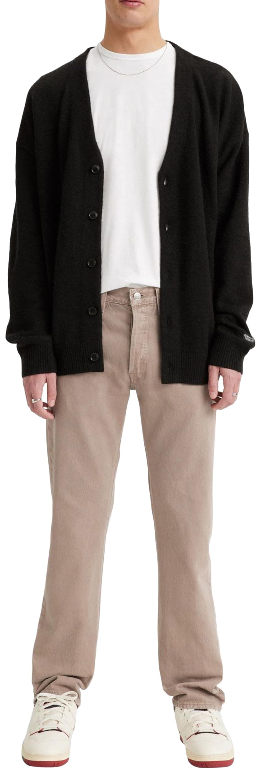 Levi's Men's 501 Original Fit Jeans, All Beige, 36W / 32L