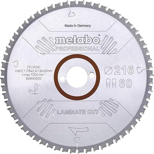 Metabo 628442000 LaminateCutProf 216x30 60FZ/TZ 0°