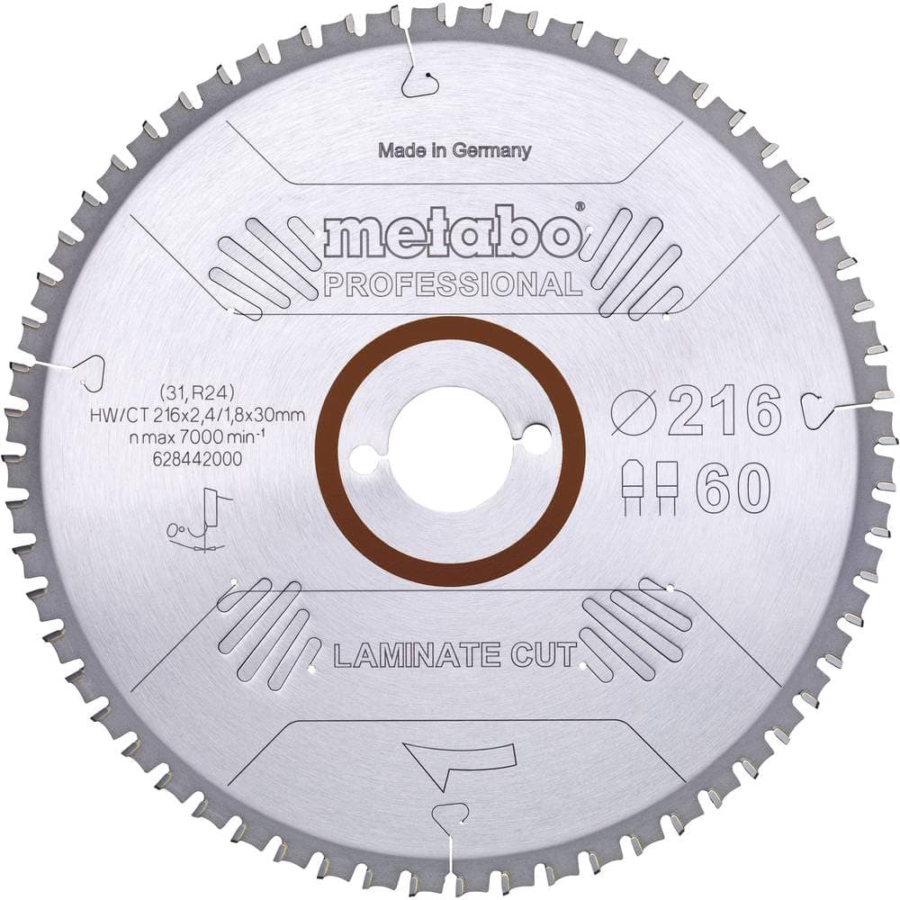 Metabo 628442000 LaminateCutProf 216x30 60FZ/TZ 0°
