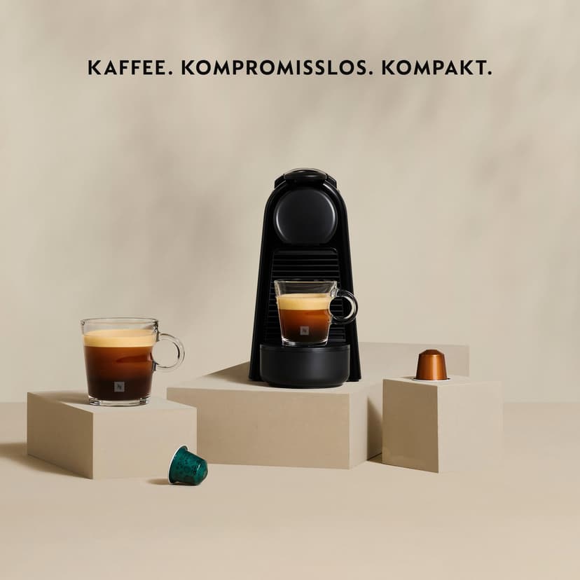 De'Longhi Nespresso Essenza Mini EN85.BKMT, Automatic Coffee Machine, Capsule Machine for Single Cup, Welcome Set Included, Compact Design, Pressure 19 Bars, 1150W, Matte Black - 5