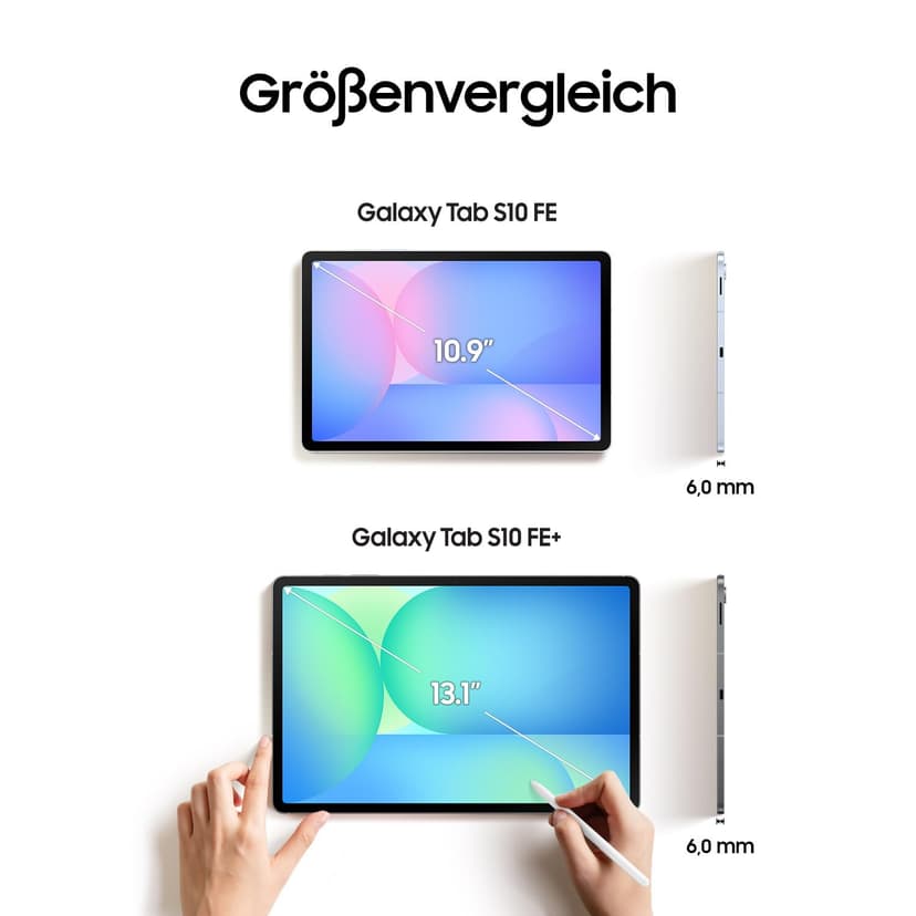 Samsung Galaxy S10 FE AI Tablette, Android Tablet, 128 Go de mémoire, 8 Go de RAM, écran 27,70 cm/10,9", avec S Pen, Wi-FI, Batterie Longue durée, Argent - 5