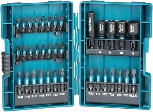 Makita B-66880 Makita Impact Face Bit Set Black - 35 Pieces