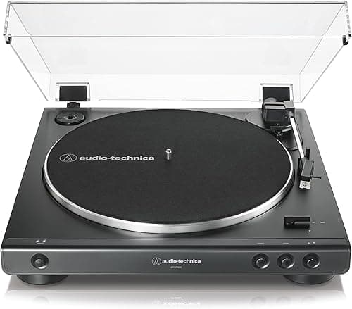Audio-Technica LP60XBK Fully Automatic Belt-drive Stereo …