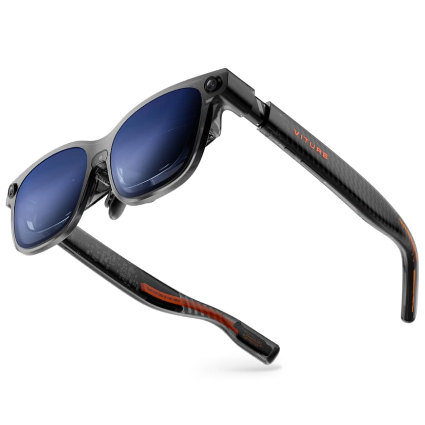VITURE Luma Ultra Lunettes XR, 152'' 1500 Nits Lunettes AR 6DoF, 52° FOV, 2D en 3D, Film Électrochrome, Lunettes Gaming pour iPhone 17/16/15, PS5, PS4, Switch 2, Android, Mac, PC - 1