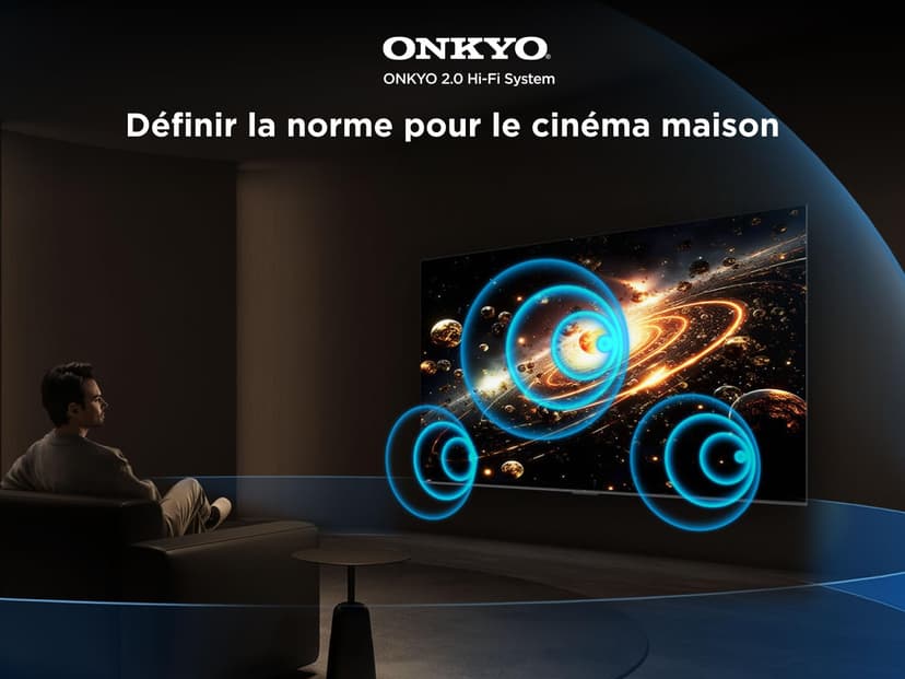 TCL 50Q6C QD-Mini LED TV, 4K HDR Premium 1000nits, Smart TV alimenté par Google (Dolby Vision IQ et Atmos, système Audio Onkyo 2.1, Motion Clarity Pro 144Hz, contrôle Vocal Mains Libres) - 9