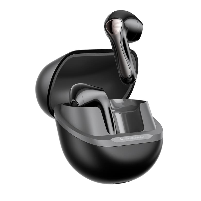 SOUNDPEATS Air5 Lite Wireless Earbuds with Hi-Res Audio, Bluetooth 5.4 Earphones, 13mm Drivers, LDAC Codec, Noise Cancelling Headphones for Calls, Stereo Sound, 30 Hrs, APP Control (Black) - 1
