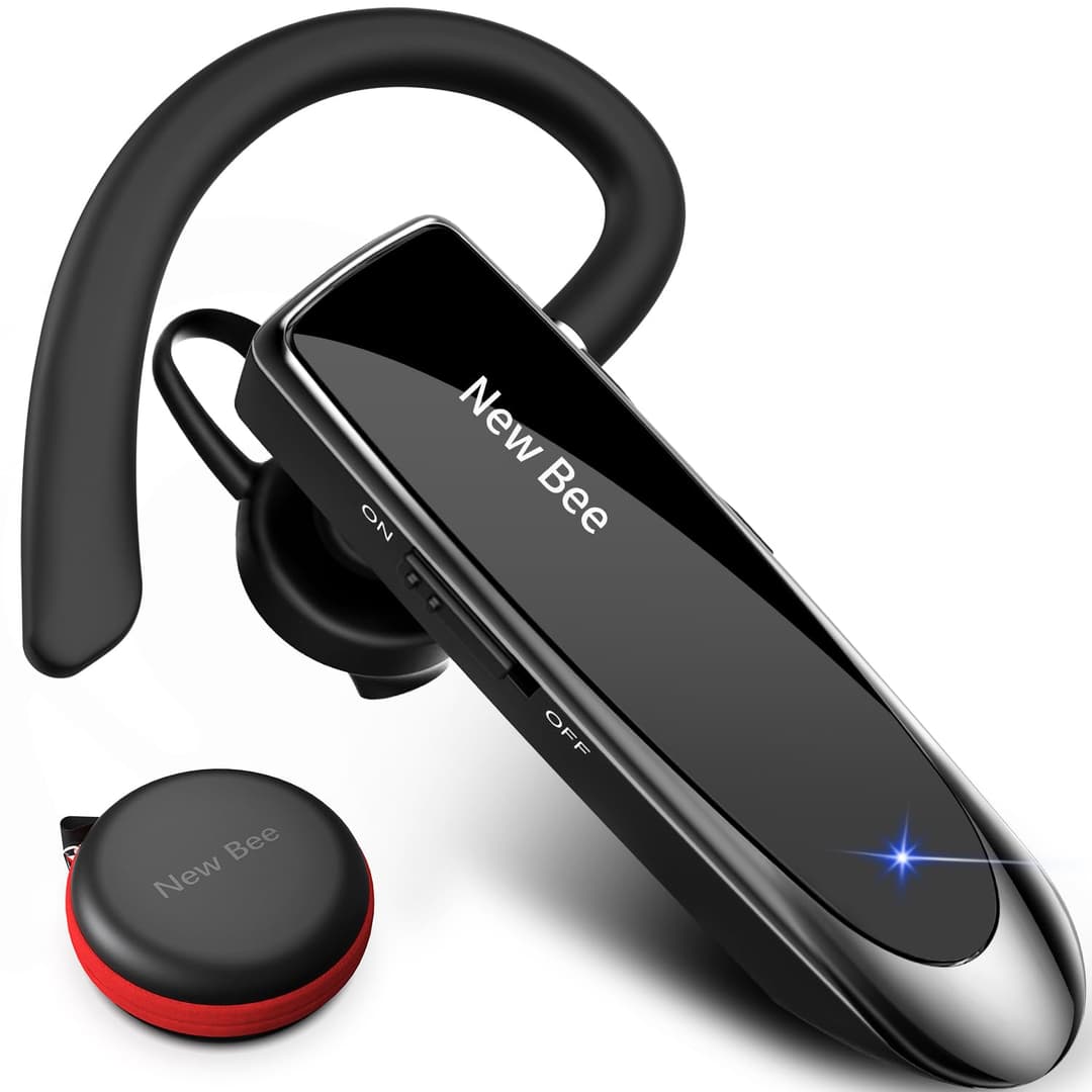 New Bee Main Libre Bluetooth Oreillette, Casque sans Fil …