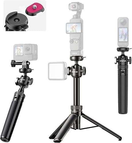 ULANZI MT90 Action Camera Tripod Stand Vlog Handle Grip w…