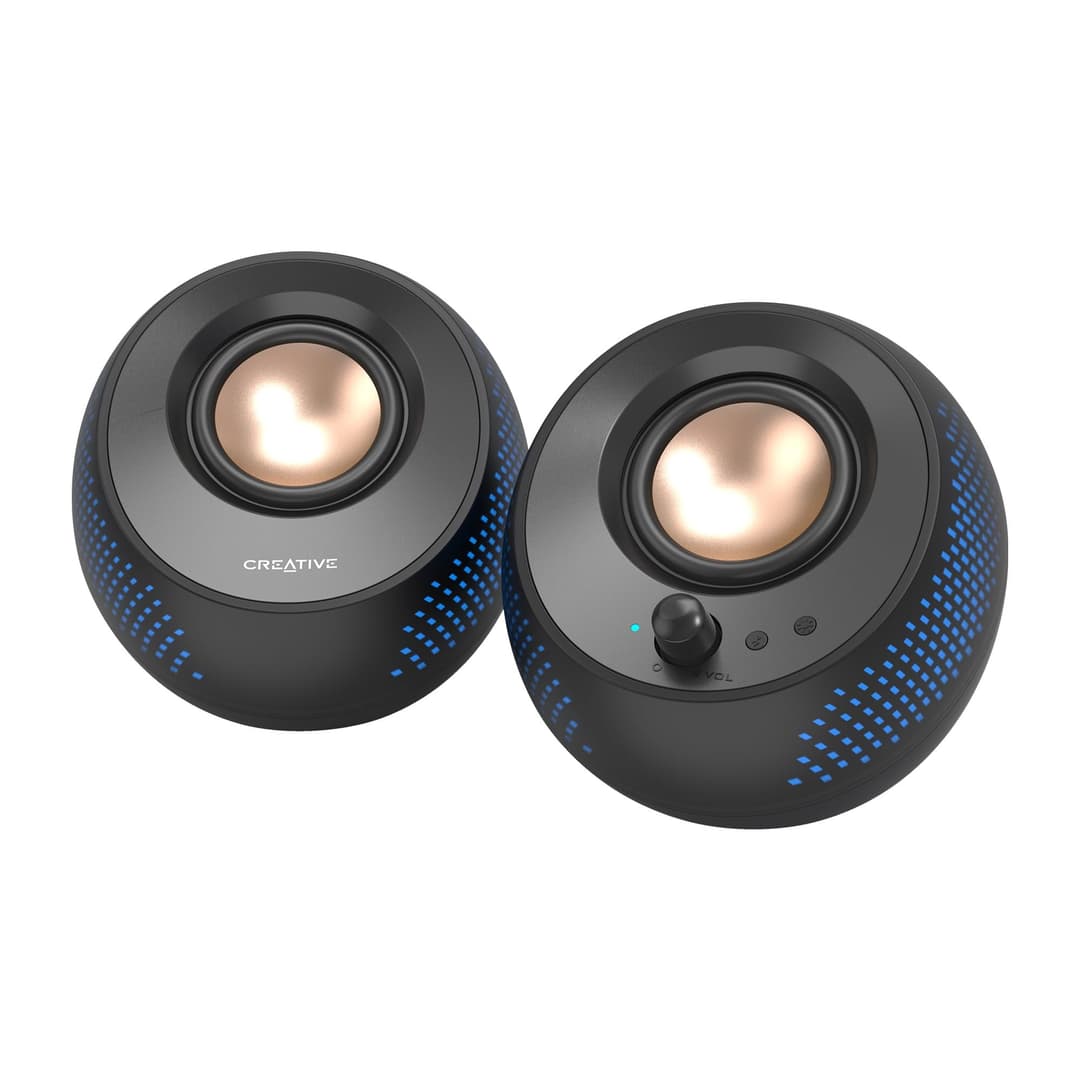 Creative Pebble X 2.0 USB-C Computer Speakers with Custom…