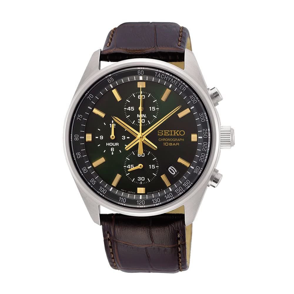 Seiko Chronograph SSB385P1 Mens Wristwatch