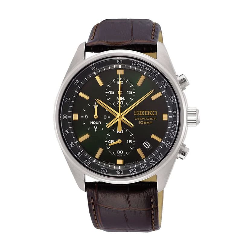 Seiko Chronograph SSB385P1 Mens Wristwatch - 1
