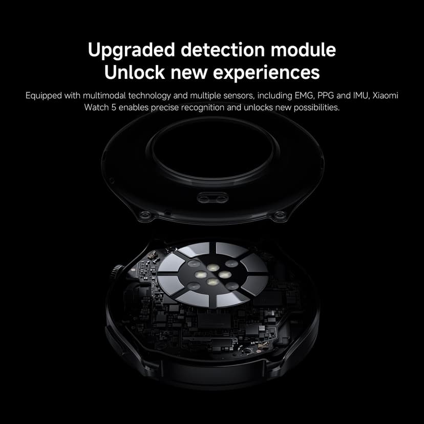 XIAOMI Watch 5 Smartwatch, Google Wear OS, NFC Pay, AI, Gemini, 1.54'' display, 6 days battery life, GPS fitness tracker, gesture control, sapphire glass, 47mm, Bluetooth, Green - 4
