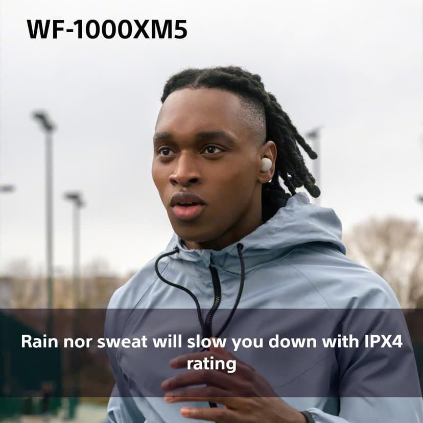 Sony WF-1000XM5 Wireless Noise Cancelling Earbuds, Bluetooth, In-ear Headphones, Mic, Up to 24 Hours Battery Life, Quick Charge, IPX4, iOS & Android Compatible - Black - 9