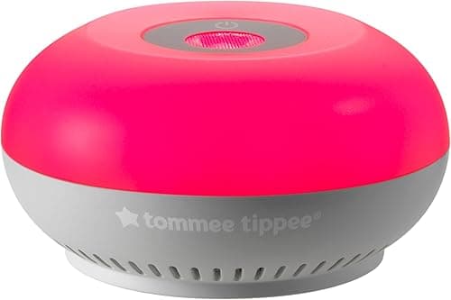 Tommee Tippee Dreammaker aide au Sommeil pour Bébé, scientifiquement prouvé pour aider les bébés à mieux dormir, bruit rose, veilleuse rouge, capteur de pleurs intelligent
