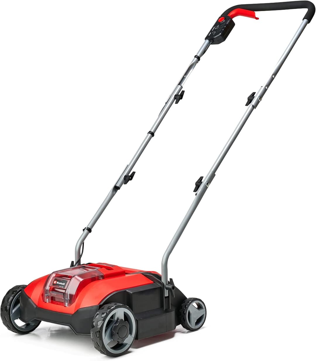 Einhell Cordless Lawn Scarifier 18V Power X-Change, 28cm Raking Width, Brushless Motor, 3 Working Depths, For Lawns And Gardens, Without Battery GC-SC 18/28 Li Solo Lawn Rake