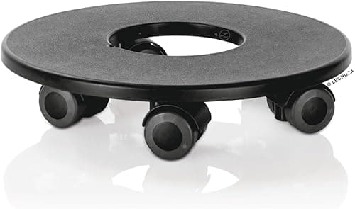 Lechuza Coaster for Lechuza CLASSICO 50, QUADRO 50, CUBE 40, CURSIVO 40, CANTO 40 Planters D30 H5.8 cm Black
