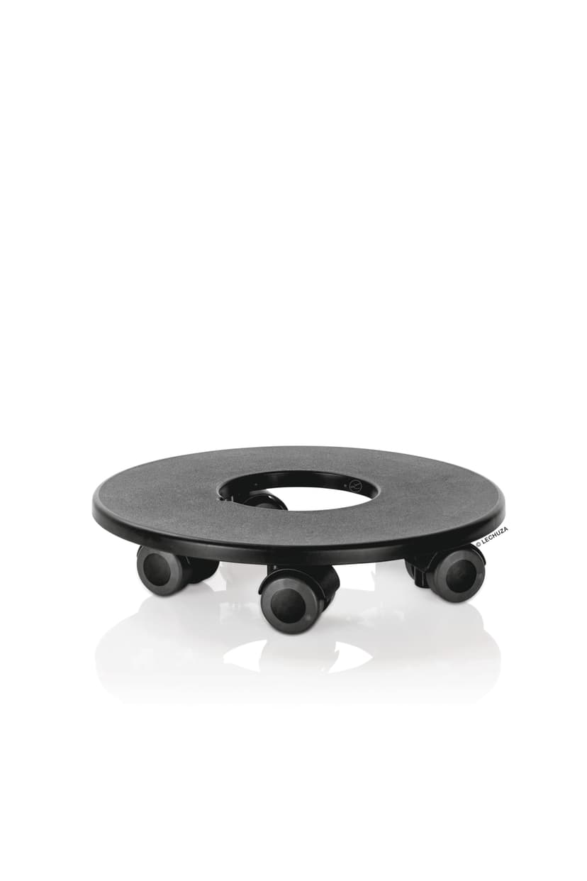 Lechuza Coaster for Lechuza CLASSICO 50, QUADRO 50, CUBE 40, CURSIVO 40, CANTO 40 Planters D30 H5.8 cm Black - 1