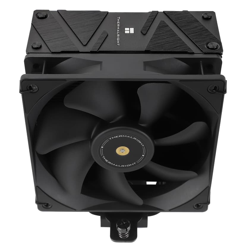 Thermalright Assassin Spirit 120 EVO CPU Cooler, 4 Heat Pipes, 12 cm, Speed 1850 RPM, Black, PWM Fan, Quiet, AMD, AM4, AM5, and Intel 1700, 1150, 1200 - 9