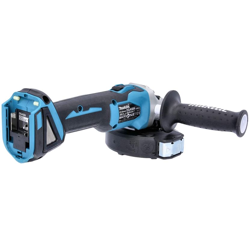 Makita DGA504ZJ Cordless Angle Grinder, Blue - 6