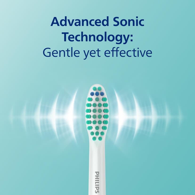 Philips Sonicare 3100 Electric Toothbrush, Sonic Toothbrush, Pressure Sensor and Timer, Travel Case, Black, HX3673/14 - 3