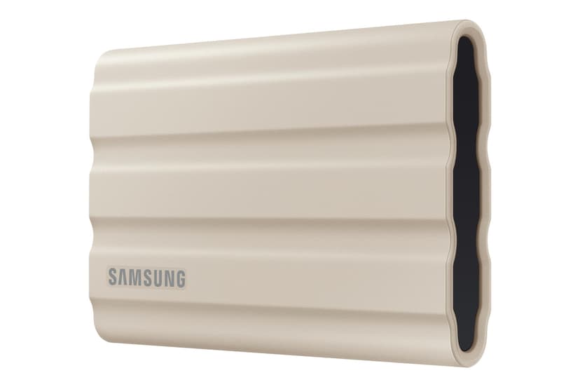Samsung SSD Externe T7 Shield, 2 To, Beige, MU-PE2T0K/EU, vitesse de lecture/écriture jusqu'à 1050Mo/s, USB 3.2 Gen 2 - 5
