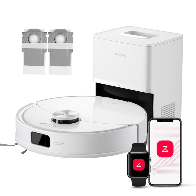 roborock Q10 S5+ Robot Vacuum Cleaner Set with Station, 10000 Pa Suction, Automatic Emptying, Double Anti-tangle, VibraRise 2.0 System, Navigation & Mapping, Obstacle Avoidance, APP - 1
