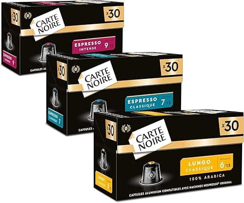 CARTE NOIRE - Assortiment Capsules Café Compatibles Nespr…