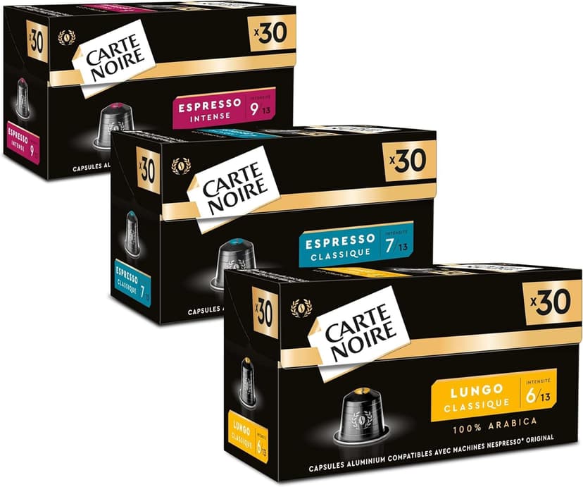 CARTE NOIRE - Assortiment Capsules Café Compatibles Nespr… - 1