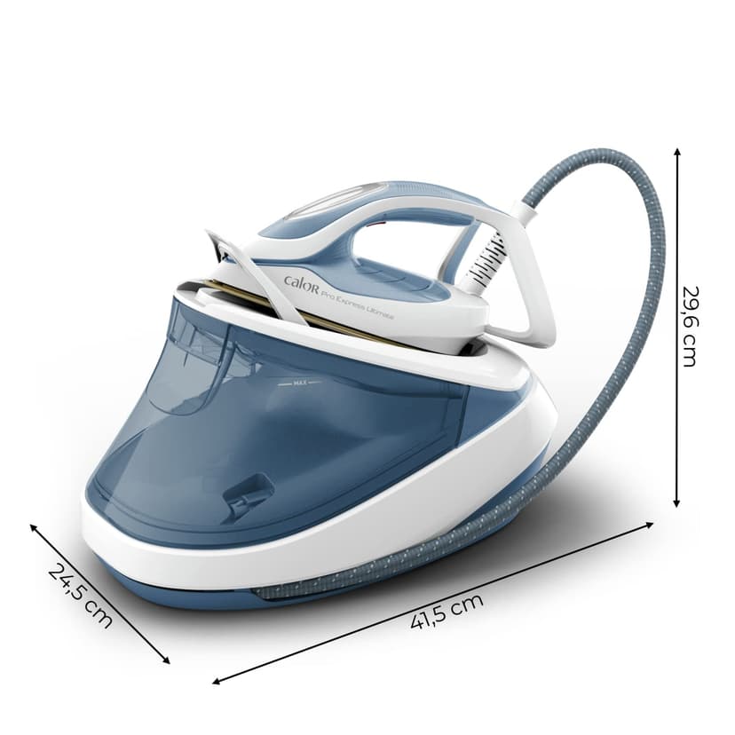 Calor Pro Express Ultimate Steam Generator, Pressure 7.6 bar, Steam 155 g/min, Pressing 580 g/min, Technology without adjustments, Vertical Steaming, Made in France GV9710C0 - 8
