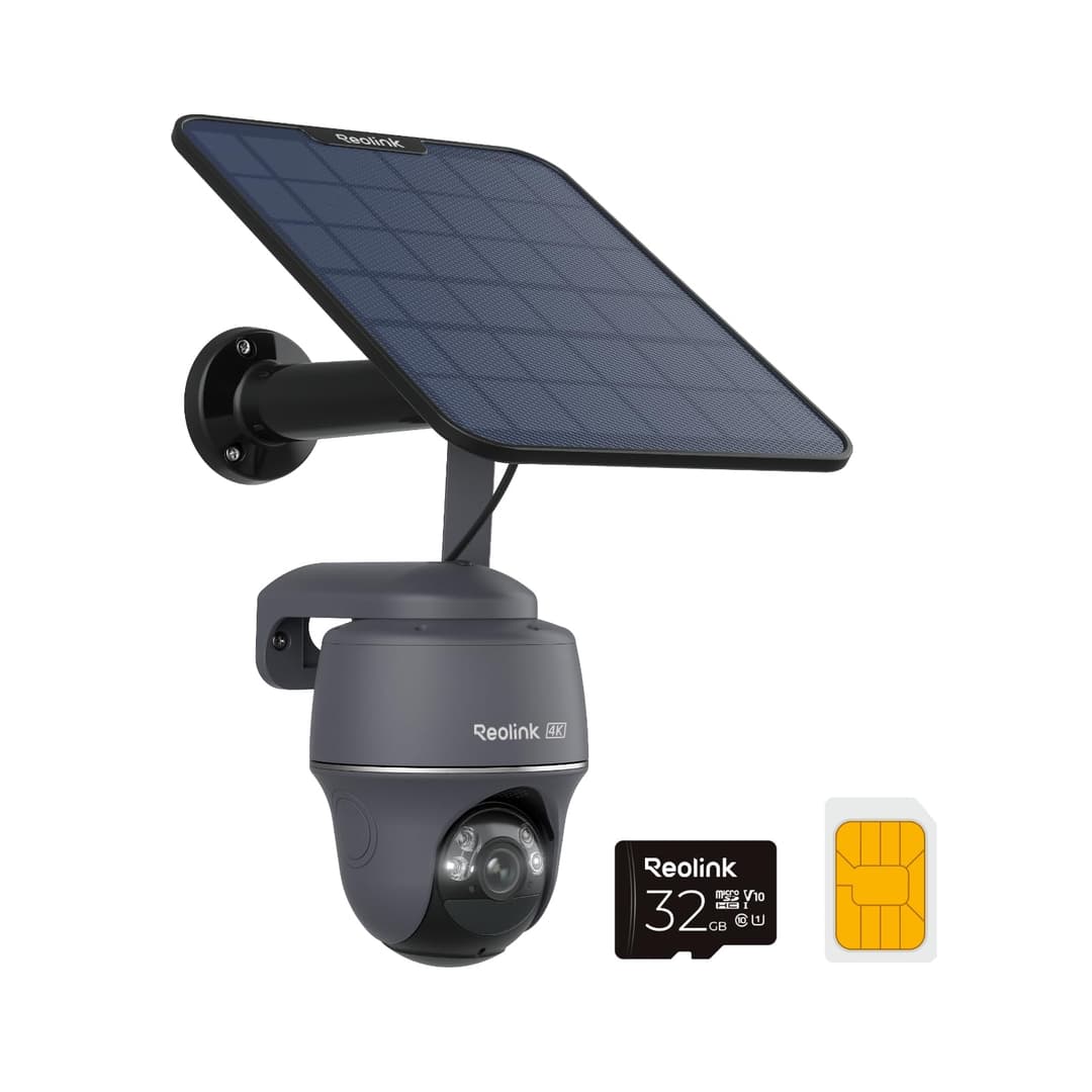 Reolink 4K LTE Camera Solaire avec Carte SIM, 4G Caméra S…
