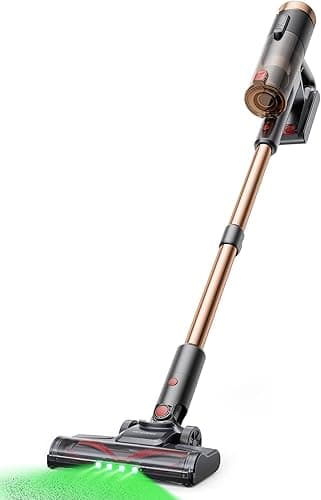 Proscenic P11 Ultra+ Cordless Vacuum Cleaner, 50 KPa 50 Mins 500 W Powerful Cordless Vacuum Cleaner, Anti-Tangle Brush, Lightweight Telescopic Vacuum Cleaner for Carpets, Animal Hair, Hard Floor and