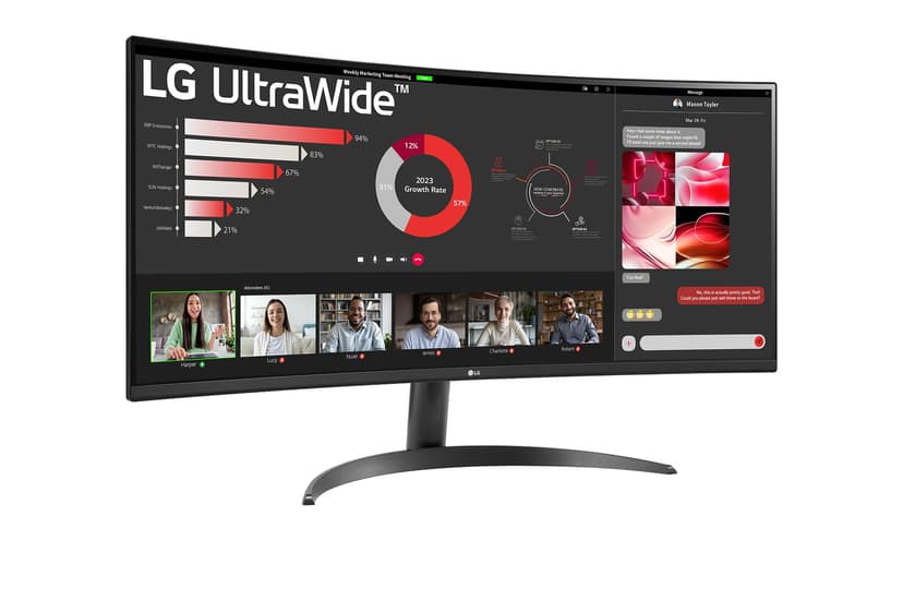 LG 34WR50QK-B Monitor - 9