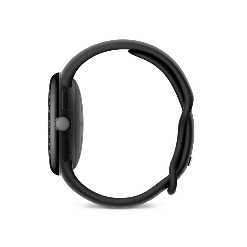 Google Pixel Watch 4 (41 mm) - Android smartwatch with Domed Display, Comprehensive Health and Fitness Tracking and Help from Gemini - Matte Black Aluminium Case - Obsidian Active Band - Wi-Fi - 3