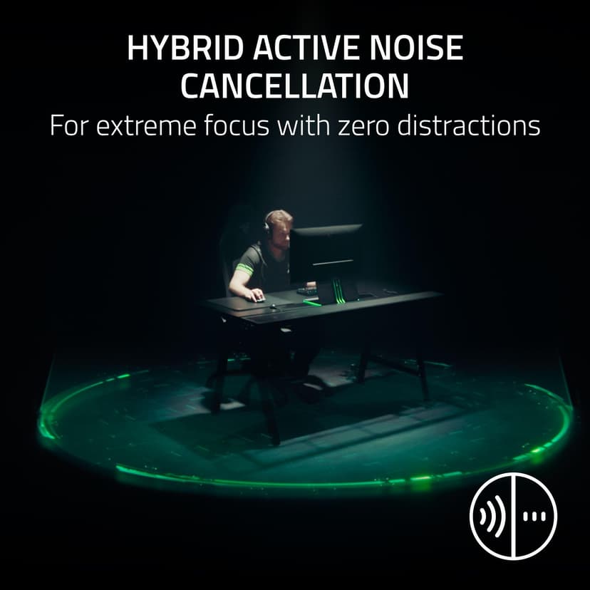 Razer BlackShark V3 Pro for PlayStation - Wireless Active Noise Cancellation Esports Headset ANC - TriForce 50 mm Drivers - HyperSpeed 2,4 GHz - THX Spatial Audio - PS5/PC | White - 5