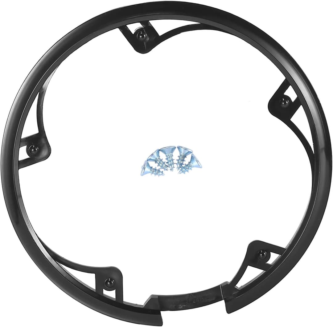 A ABSOPRO Bike Crankset Chain Wheel Cover 48 Teeth 10cm 5 Holes Chain Cover