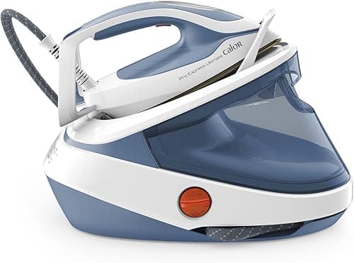 Calor Pro Express Ultimate Steam Generator, Pressure 7.6 bar, Steam 155 g/min, Pressing 580 g/min, Technology without adjustments, Vertical Steaming, Made in France GV9710C0