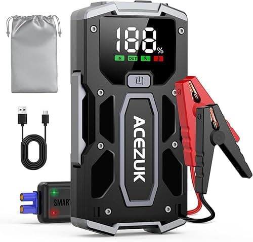 ACEZUK Booster Batterie Voiture 6000A, Démarreur de Voitu…