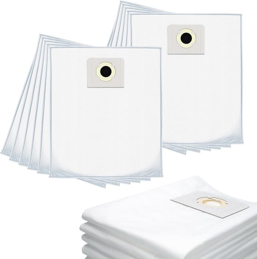 Sillar 12x Vacuum cleaner bags compatible with MAKITA VC2512L VC2010L VC2511L VC2512L VC3011L KÄRCHER MV 6, MV 6 Premium WD 6 Premium WD 7.000 7.800 NILFISK 111/20, 114/20, 114/35 | replacement - 1