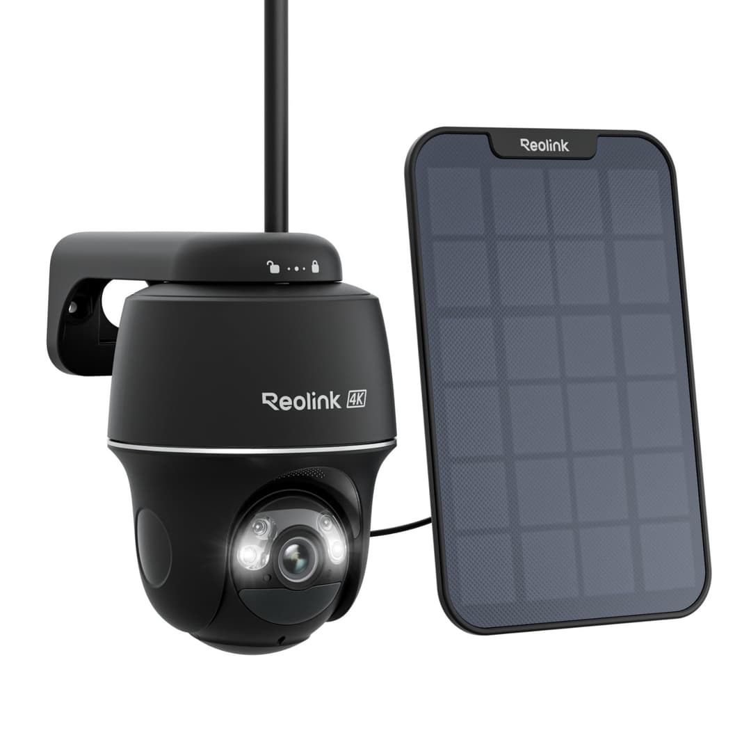 Reolink 4K Camera Solaire Exterieur WiFi sans Fil, 360°PT…
