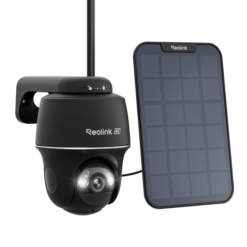 Reolink 4K Camera Solaire Exterieur WiFi sans Fil, 360°PT… - 1