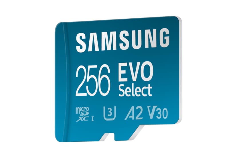 Samsung EVO Select (2024) microSD card + SD adapter, 256GB, Memory card for smartphone and tablet, UHS-I U3, 4K UHD, Full HD, 160 MB/s Read, MB-ME256SA/EU - 3