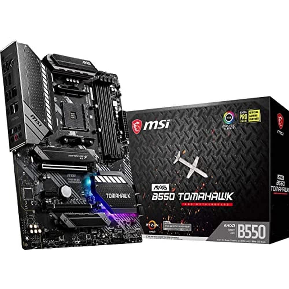 MSI MAG B550 Tomahawk Carte mère Gaming, ATX, AMD AM4, DD…