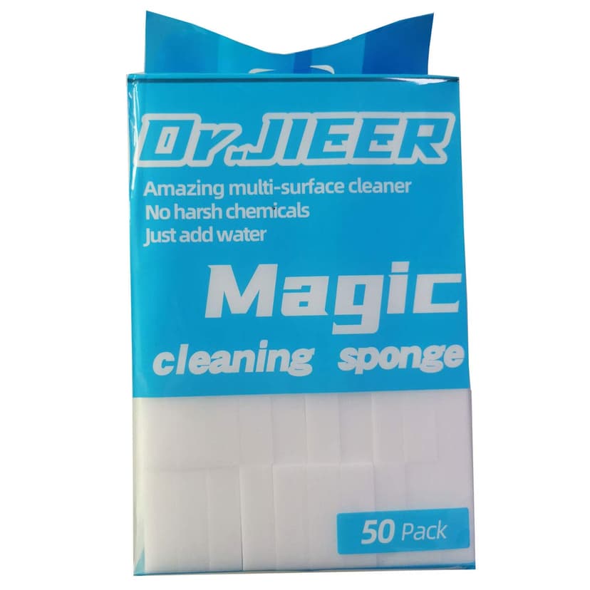 Dr.JIEER Lot de 50 éponges Magiques Multifonctions en mélamine 100 x 60 x 20 mm - 5