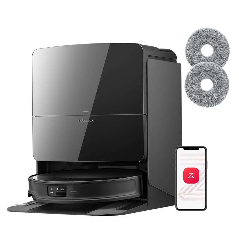 roborock Saros 10R Set Vacuum Robot with Mop Function and Interchangeable Mop, 22,000 Pa HyperForce Suction, 8cm Ultra Slim Design, StarSight System 2.0, Zero-Tangle System (With 2 Mopps) - 1