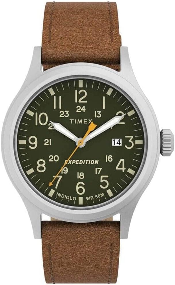 Timex Expedition Scout Men's 40mm Leather Strap Watch TW4B23000